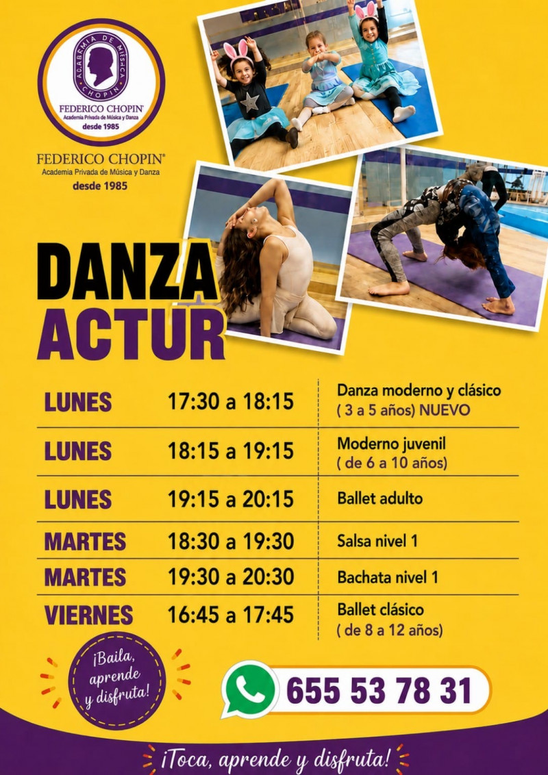 NUEVOS CURSOS DE DANZA