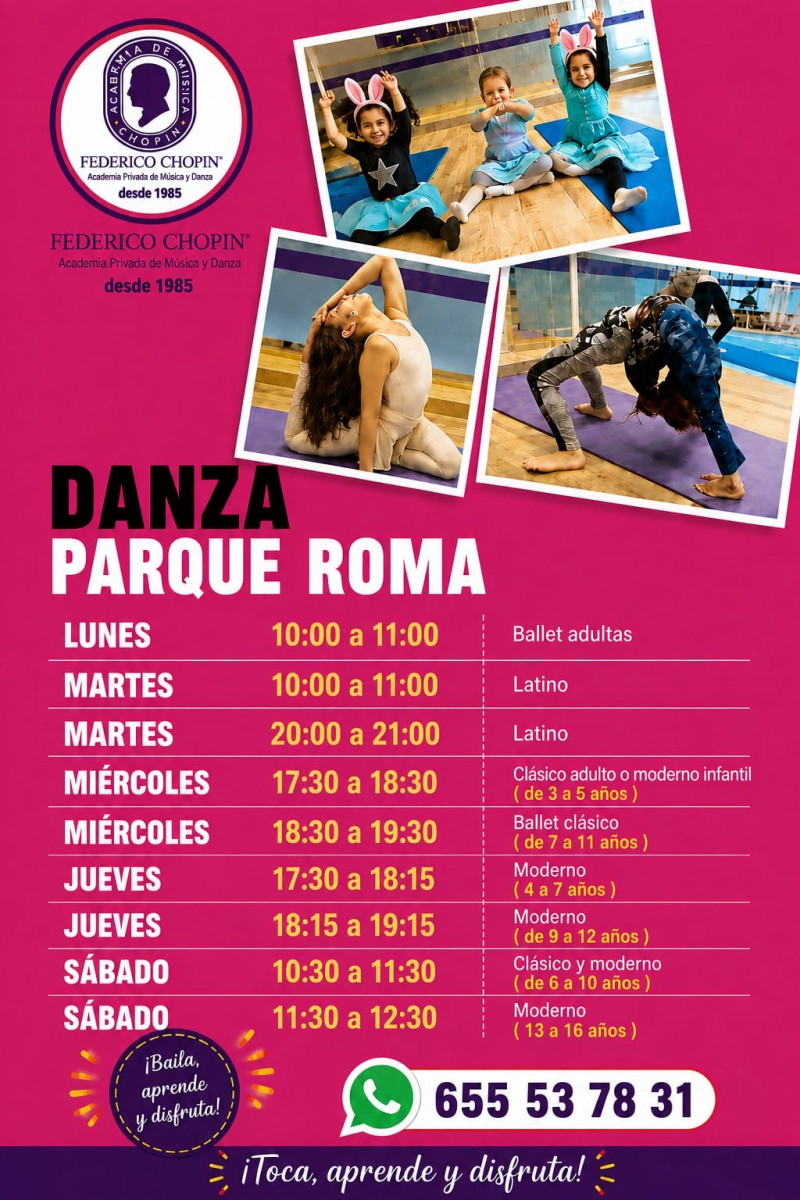 NUEVOS CURSOS DE DANZA